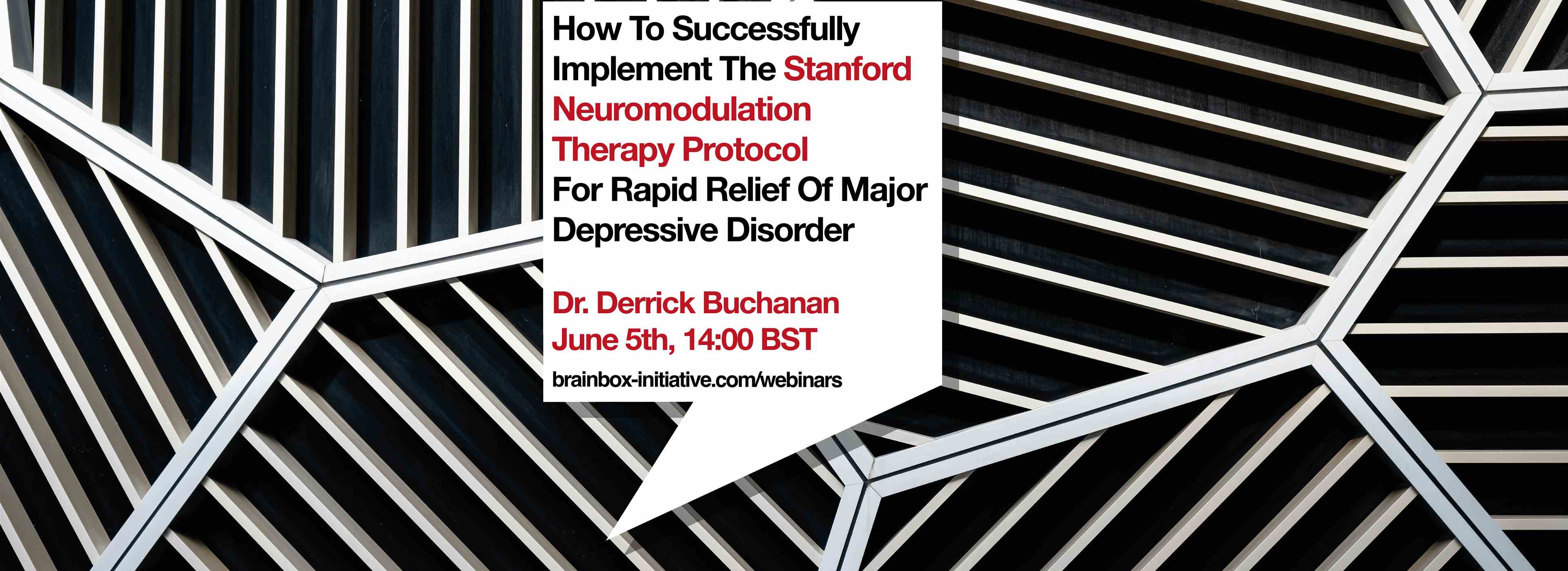 How To Successfully Implement The Stanford Neuromodulation Therapy Protocol For Rapid Relief Of Major Depressive Disorder