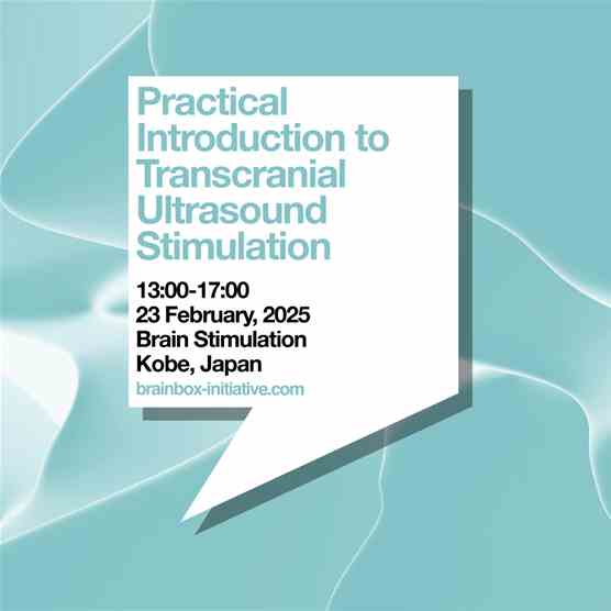 Announcing our Upcoming Workshop: Practical Introduction to Transcranial Ultrasound Stimulation