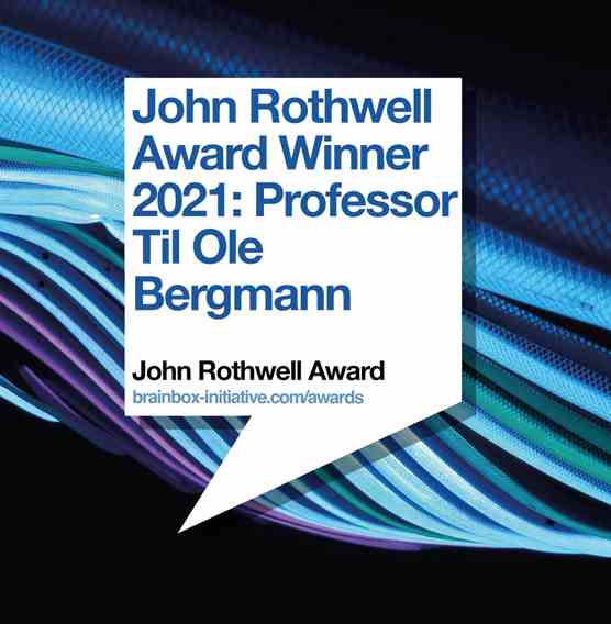 John Rothwell Award Winner 2021: Professor Til Ole Bergmann