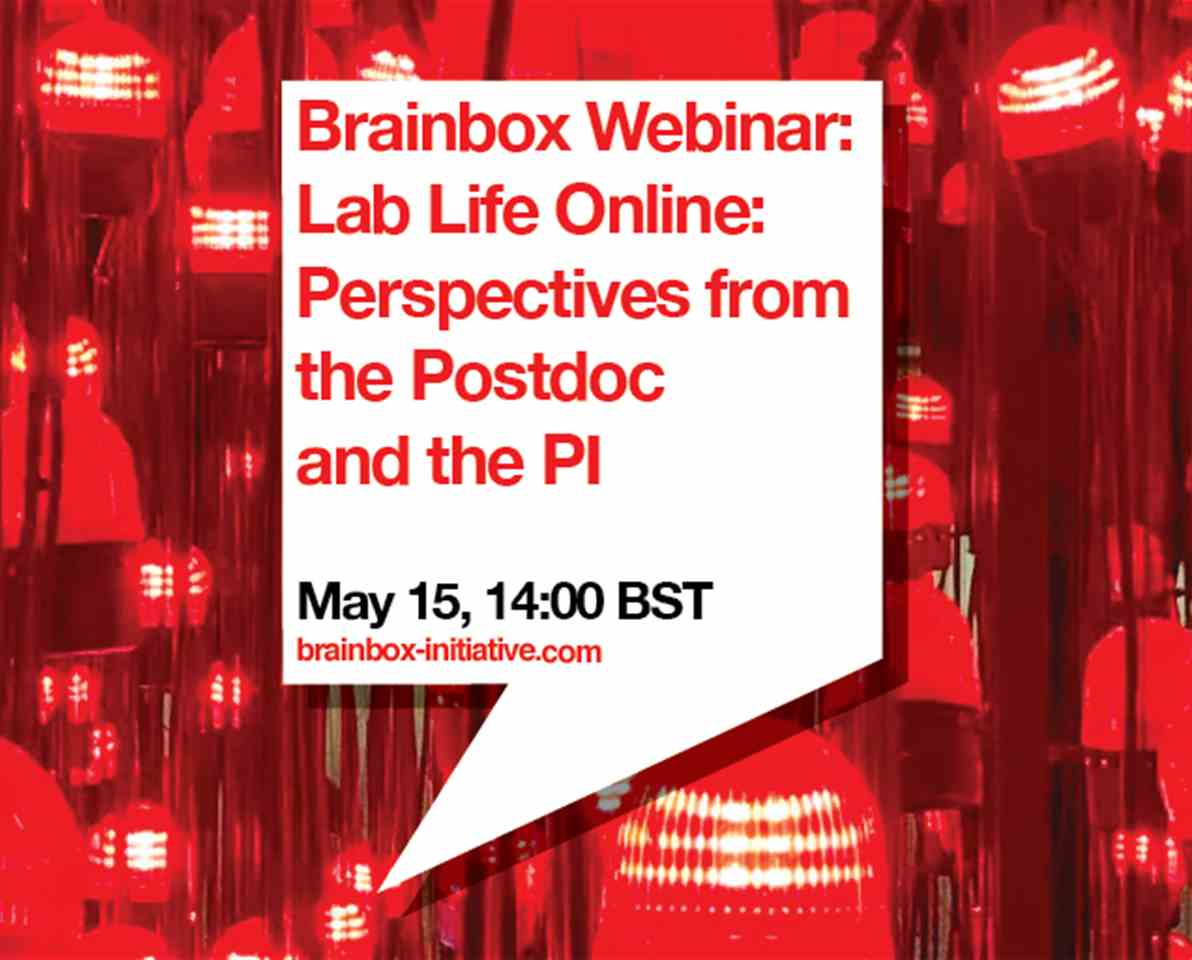 Lab Life Online: Perspectives from the Postdoc and the PI, 15 May 2020