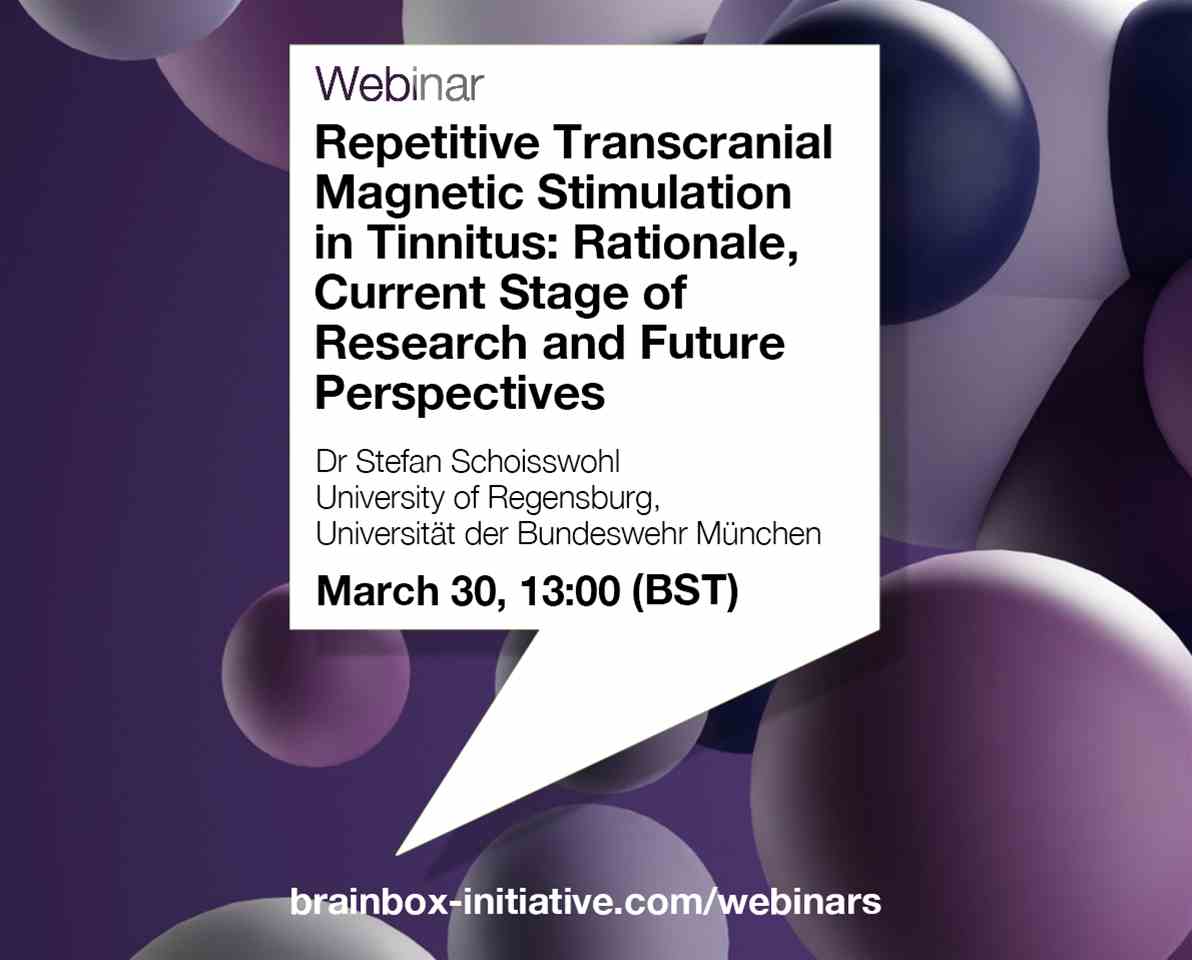 Repetitive Transcranial Magnetic Stimulation in Tinnitus: Rationale, Current Stage of Research and Future Perspectives, 30 March 2023