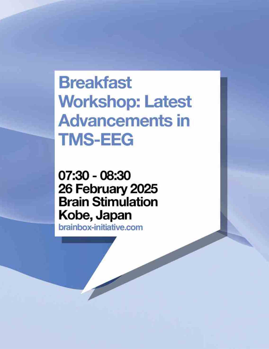Breakfast Workshop: Latest Advancements in TMS-EEG