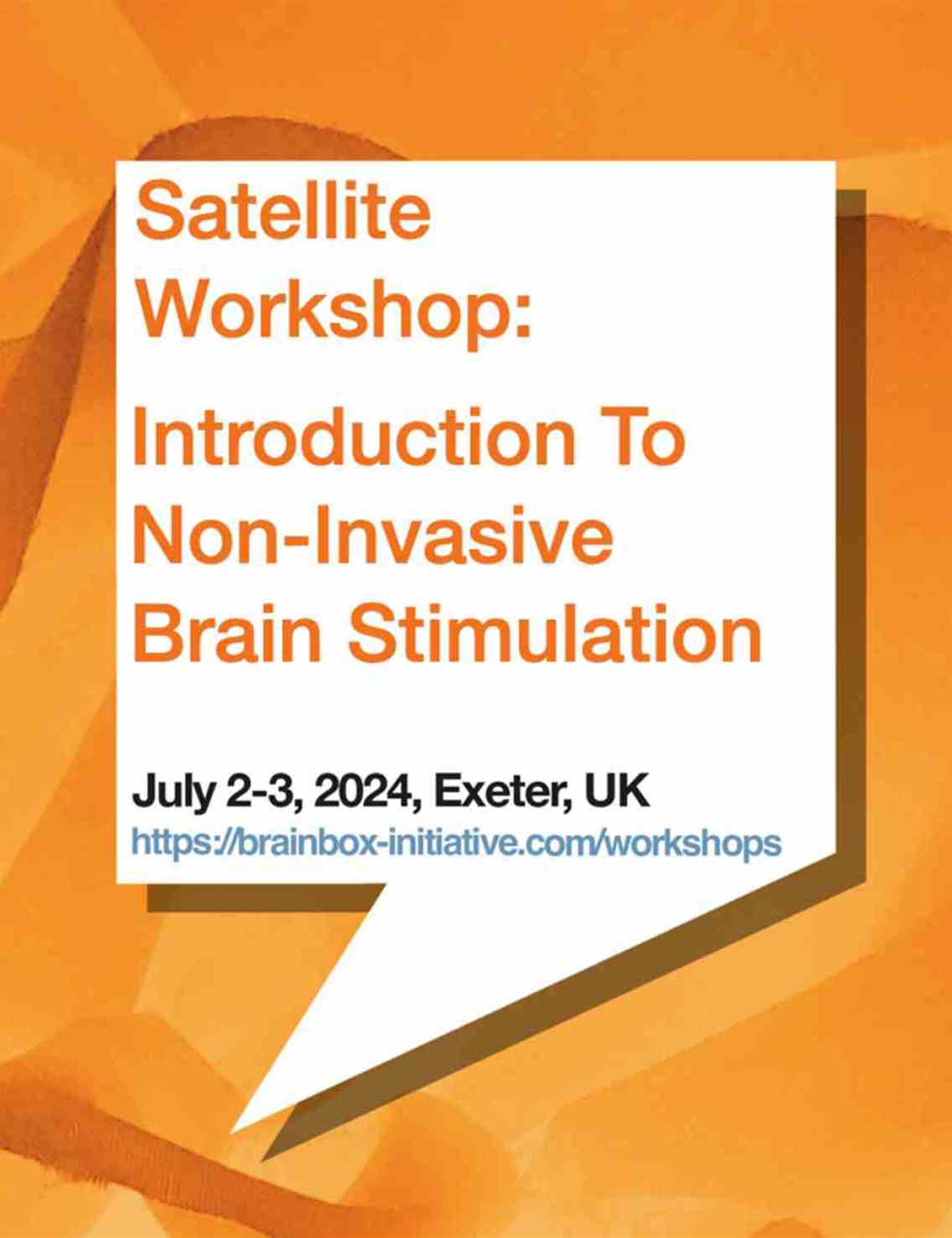 Satellite Workshop: Introduction to Non-Invasive Brain Stimulation
